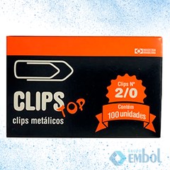 CLIPS METÁLICOS 2/0 C/100