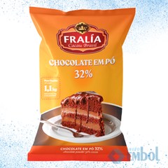 CHOCOLATE EM PÓ FRALÍA 32% CACAU C/1,1KG