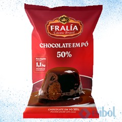 CHOCOLATE EM PÓ FRALÍA 50% CACAU C/1,1KG
