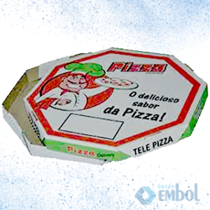 CAIXA PARA PIZZA BAURU COM 25 UNDS