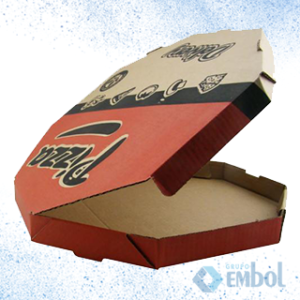 CAIXA PARA PIZZA KRAFT DELL COM 25 UNDS