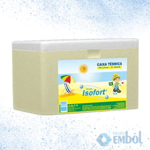 CAIXA DE ISOPOR 5 LITROS ISOFORT UND