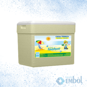 CAIXA DE ISOPOR 28 LITROS ISOFORT UND