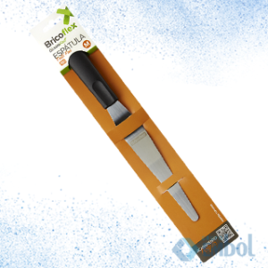 ESPÁTULA INOX ANGULAR BRICOFLEX PONTA FINA 19CM UND