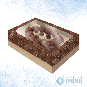 EMBALAGEM CAIXA OVO DE PÁSCOA (OVO DE COLHER) 250G FESTCOLOR P C/6