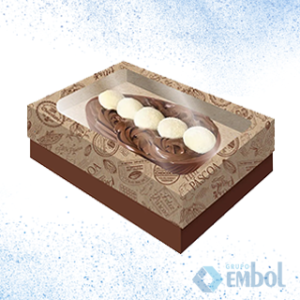 EMBALAGEM CAIXA OVO DE PÁSCOA (OVO DE COLHER) 500G FESTCOLOR G C/3