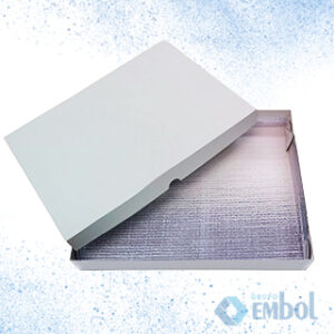 CAIXA PARA SALGADO DELL FUNDO LAMINADO C/25 UNDS