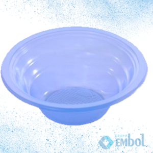 PRATO PLÁSTICO PS DESCARTÁVEL FUNDO 15CM KOPUS AZUL C/10
